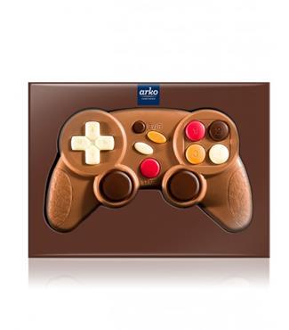 Geschenkidee aus Ludwigsburg: Hochwertiger Schokoladen-Gamepad, 70g