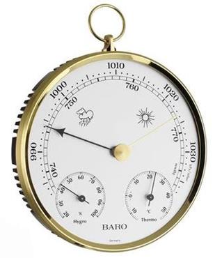 Geschenkidee aus Stuttgart-Feuerbach: Hochwertiger Thermo-Baro-Hygrometer